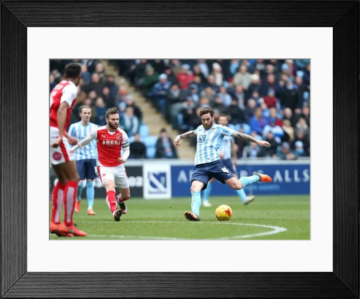 Framed Print : Sky Bet League One Showdown: Coventry City vs Fleetwood Town at Ricoh Arena Framed Print : Sky Bet League One Showdown: Coventry City vs Fleetwood Town at Ricoh Arena