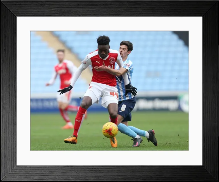 Framed Print : Sky Bet League One Showdown: Coventry City vs Fleetwood Town at Ricoh Arena