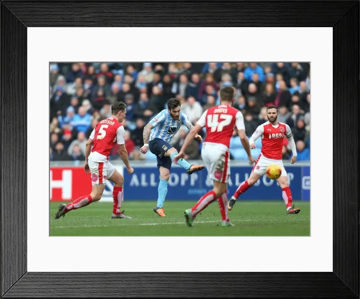 Framed Print : Sky Bet League One Showdown: Coventry City vs Fleetwood Town at Ricoh Arena Framed Print : Sky Bet League One Showdown: Coventry City vs Fleetwood Town at Ricoh Arena