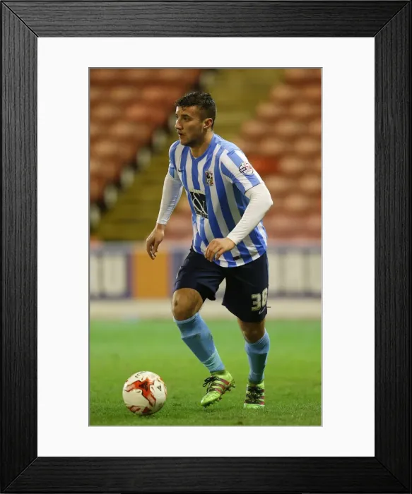 Framed Print : Cargill Fortifies Coventry's Defense at Oakwell: Barnsley vs Coventry City (Sky Bet League One) Framed Print : Cargill Fortifies Coventry's Defense at Oakwell: Barnsley vs Coventry City (Sky Bet League One)