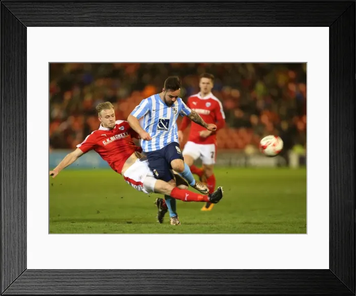 Framed Print : Battle of Oakwell: Marc Roberts vs. Adam Armstrong, Sky Bet League One Clash Between Barnsley and Coventry City Framed Print : Battle of Oakwell: Marc Roberts vs. Adam Armstrong, Sky Bet League One Clash Between Barnsley and Coventry City