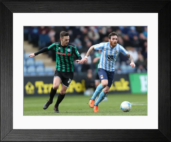 Framed Print : Sky Bet League One Showdown: Coventry City vs Rochdale - Clash at Ricoh Arena