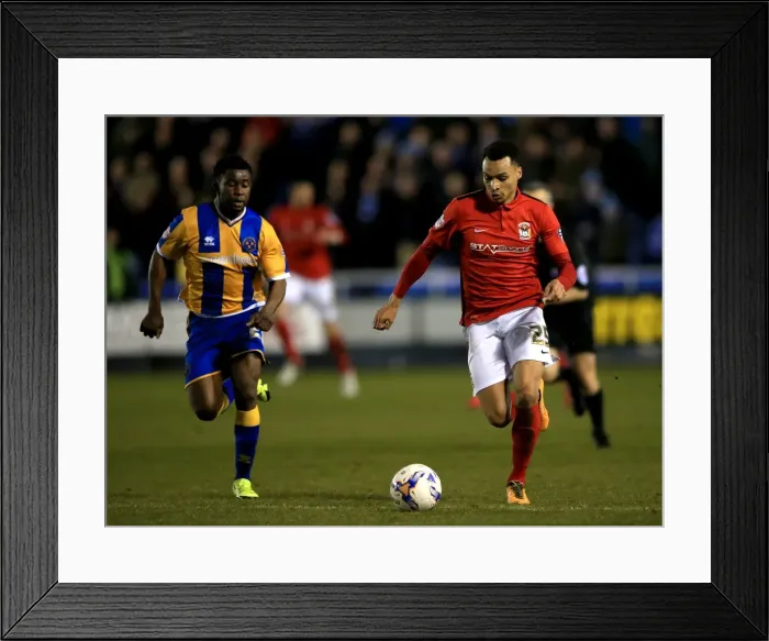 Framed Print : Jacob Murphy's Thrilling Performance: Coventry City vs Shrewsbury Town, Sky Bet League One Framed Print : Jacob Murphy's Thrilling Performance: Coventry City vs Shrewsbury Town, Sky Bet League One