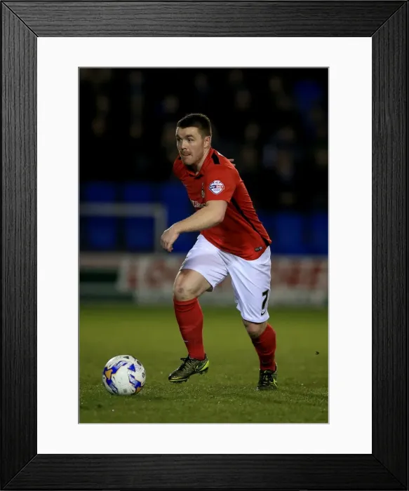 Framed Print : John Fleck in Action: Coventry City vs Shrewsbury Town, Sky Bet League One at Greenhous Meadow Framed Print : John Fleck in Action: Coventry City vs Shrewsbury Town, Sky Bet League One at Greenhous Meadow