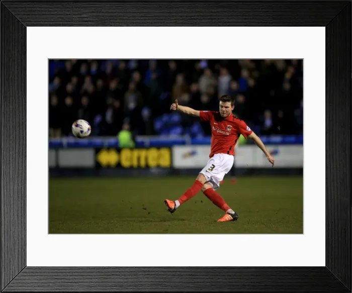 Framed Print : Chris Stokes in Action: Coventry City vs. Shrewsbury Town, Sky Bet League One, Greenhous Meadow Framed Print : Chris Stokes in Action: Coventry City vs. Shrewsbury Town, Sky Bet League One, Greenhous Meadow