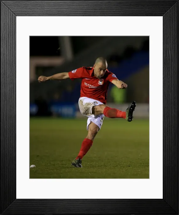 Framed Print : Joe Cole in Action: Coventry City vs. Shrewsbury Town, Sky Bet League One - Greenhous Meadow Framed Print : Joe Cole in Action: Coventry City vs. Shrewsbury Town, Sky Bet League One - Greenhous Meadow