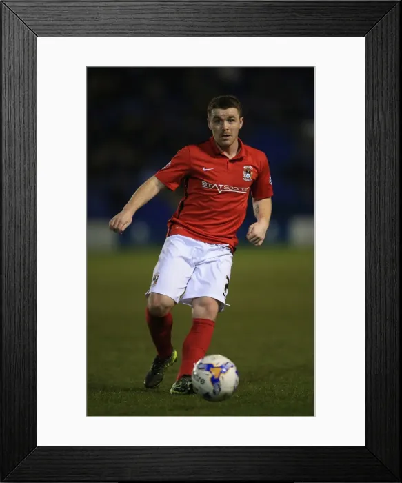Framed Print : John Fleck in Action: Coventry City vs Shrewsbury Town - Sky Bet League One Framed Print : John Fleck in Action: Coventry City vs Shrewsbury Town - Sky Bet League One