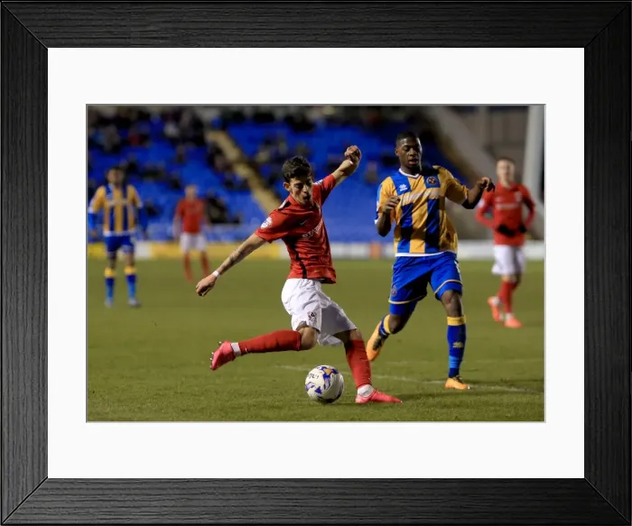 Framed Print : Ruben Lameiras: Coventry City Star in Sky Bet League One Clash vs Shrewsbury Town Framed Print : Ruben Lameiras: Coventry City Star in Sky Bet League One Clash vs Shrewsbury Town