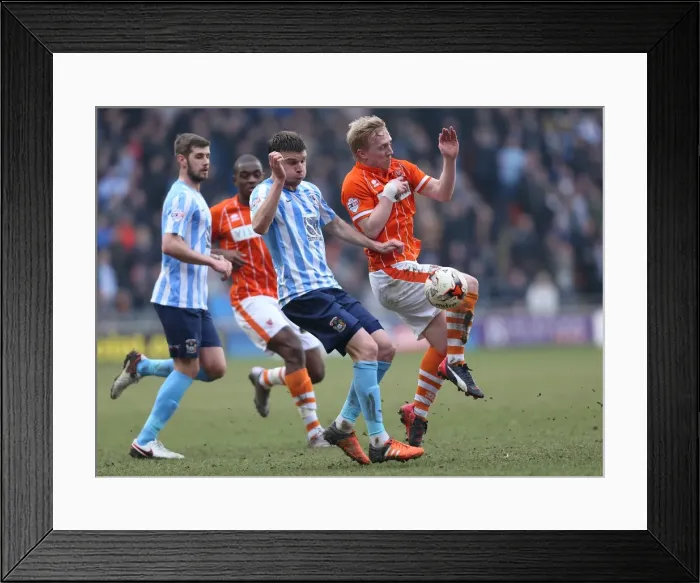 Framed Print : Battle for the Ball: Cullen vs. Stephens in Sky Bet League One Clash Framed Print : Battle for the Ball: Cullen vs. Stephens in Sky Bet League One Clash