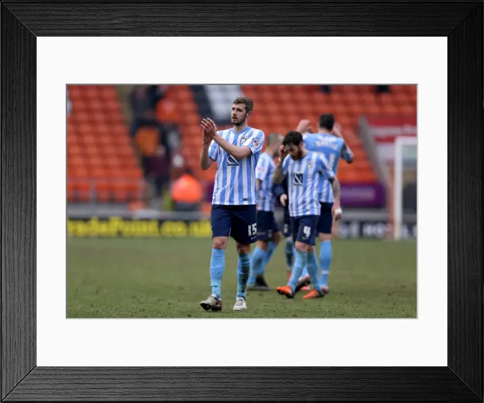 Framed Print : Jack Stephens Emotional Farewell: Coventry City's Triumph at Bloomfield Road (Sky Bet League One) Framed Print : Jack Stephens Emotional Farewell: Coventry City's Triumph at Bloomfield Road (Sky Bet League One)