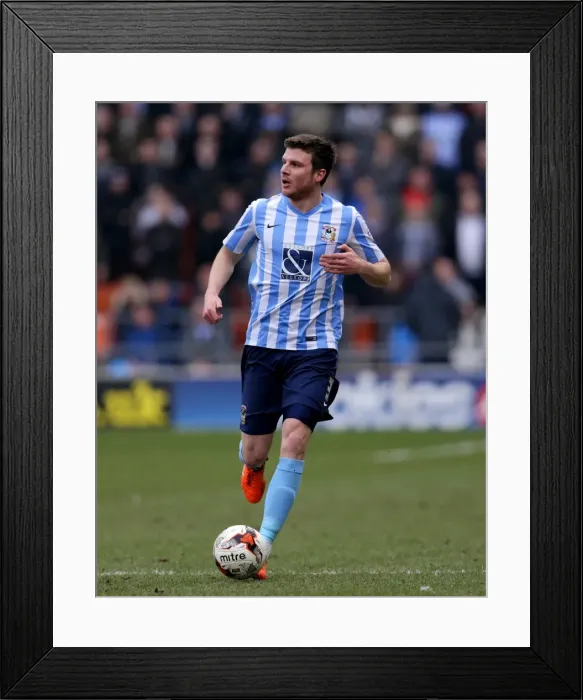 Framed Print : Chris Stokes of Coventry City in Action against Blackpool at Bloomfield Road during the 2015-16 Sky Bet League One Season Framed Print : Chris Stokes of Coventry City in Action against Blackpool at Bloomfield Road during the 2015-16 Sky Bet League One Season