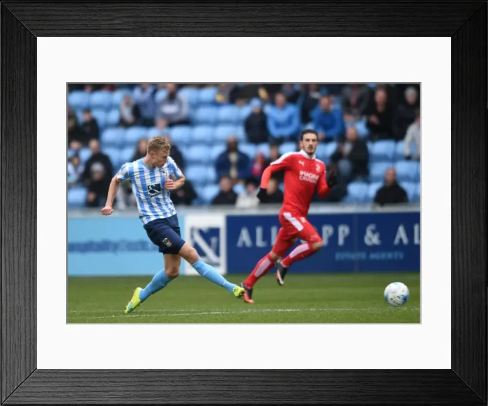 Framed Print : Coventry City's Andy Rose