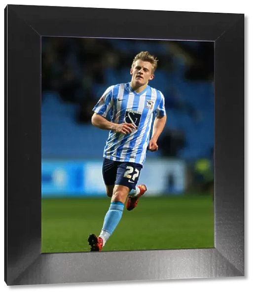 Coventry City vs Colchester United in Sky Bet League One at Ricoh Arena: George Thomas in Action