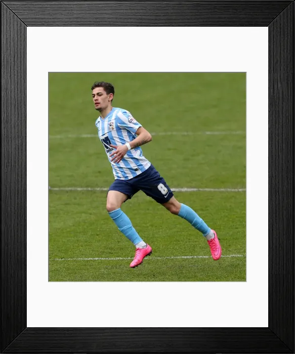 Framed Print : Coventry City vs Sheffield United: Ruben Lameiras at Ricoh Arena