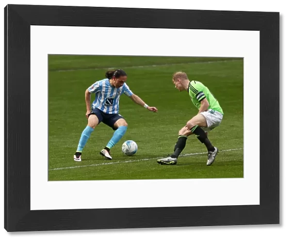Intense Rivalry: Jodi Jones vs Jay McEveley in Coventry City vs Sheffield United Football Match