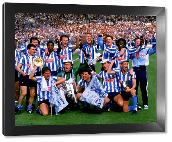 Coventry City's FA Cup Victory: Celebrating with the Trophy (1987)