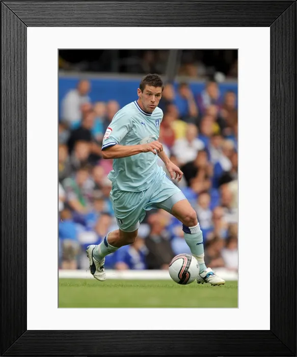 Framed Print : Lukas Jutkiewicz of Coventry City vs Birmingham City in the Npower Championship, August 13, 2011 - St. Andrew's Framed Print : Lukas Jutkiewicz of Coventry City vs Birmingham City in the Npower Championship, August 13, 2011 - St. Andrew's