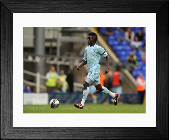 Framed Print : Gael Bigirimana of Coventry City in Action against Birmingham City in the Npower Football League Championship