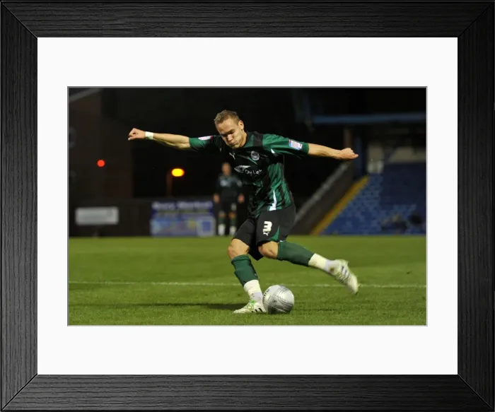 Framed Print : Carling Cup First Round: Coventry City vs. Bury at Gigg Lane - Chris Hussey in Action Framed Print : Carling Cup First Round: Coventry City vs. Bury at Gigg Lane - Chris Hussey in Action