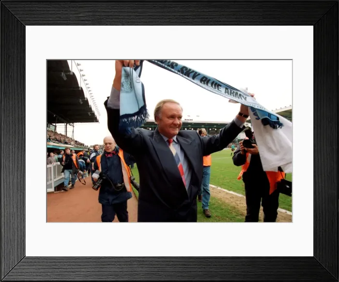 Framed Print : Ron Atkinson, Coventry Citys New Manager Framed Print : Ron Atkinson, Coventry Citys New Manager