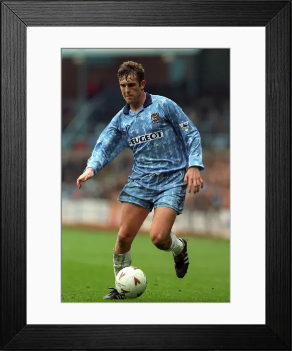 Framed Print : FA Carling Premiership - Coventry City v Sheffield Wednesday - Highfield Road