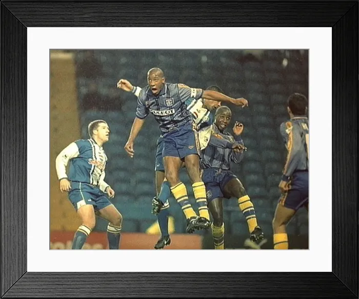 : Dion Dublin's Aerial Battle: Sheffield Wednesday vs Coventry City : Dion Dublin's Aerial Battle: Sheffield Wednesday vs Coventry City