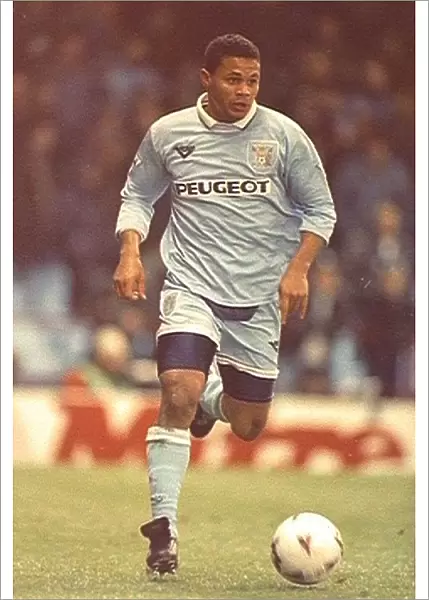 John Salako in Action: Aston Villa vs. Coventry City