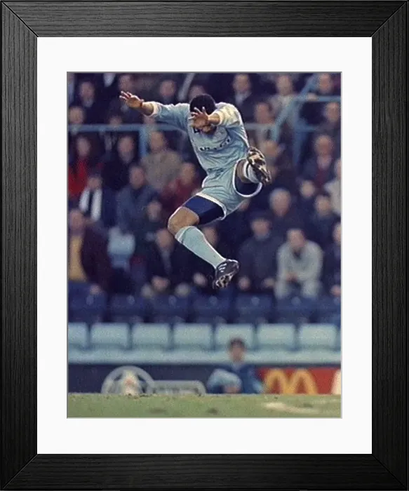 : John Salako Soaring High: Coventry City vs Newcastle United : John Salako Soaring High: Coventry City vs Newcastle United