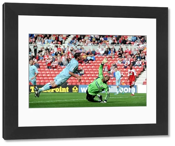 Lucas Jutkiewicz Scores First Goal for Coventry City in Npower Championship Match vs. Middlesbrough at Riverside Stadium