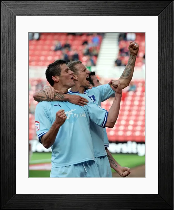 Framed Print : Coventry City's Lucas Jutkiewicz Scores First Goal: Middlesbrough vs Coventry City, Championship 2011 Framed Print : Coventry City's Lucas Jutkiewicz Scores First Goal: Middlesbrough vs Coventry City, Championship 2011