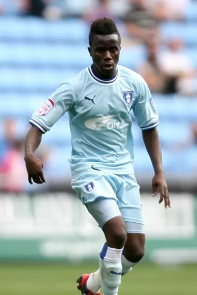 Gael Bigirimana in Action for Coventry City against Watford in Championship Match at Ricoh Arena (20-08-2011)