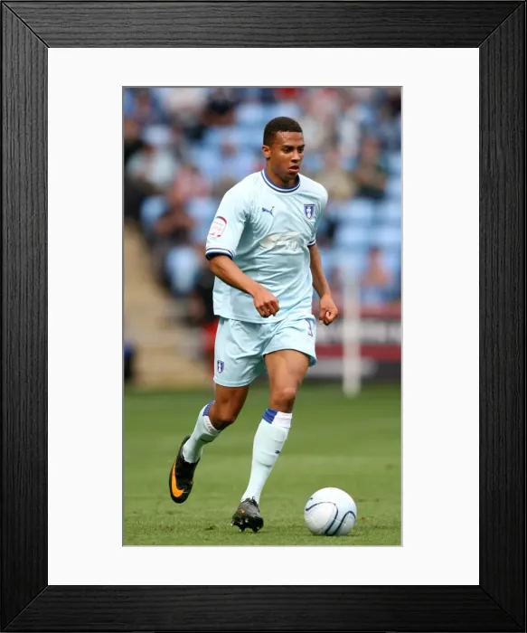 Framed Print : Cyrus Christie in Action: Coventry City vs. Watford (Npower Championship, 2011) Framed Print : Cyrus Christie in Action: Coventry City vs. Watford (Npower Championship, 2011)