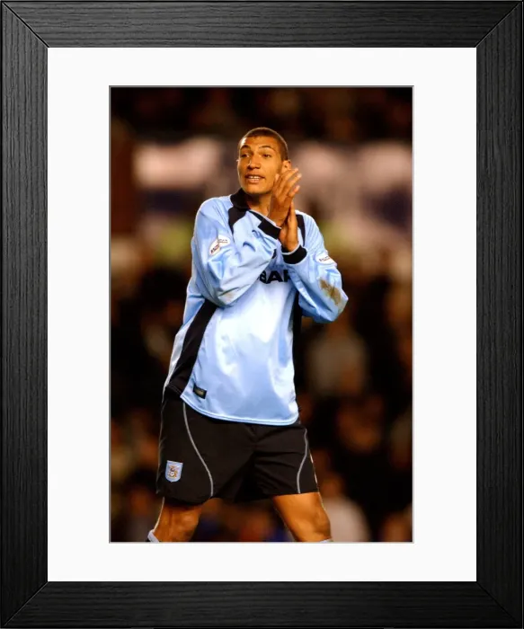 Framed Print : Coventry City vs Millwall: Jay Bothroyd's Heartfelt Moment (Division One, April 12, 2002) Framed Print : Coventry City vs Millwall: Jay Bothroyd's Heartfelt Moment (Division One, April 12, 2002)