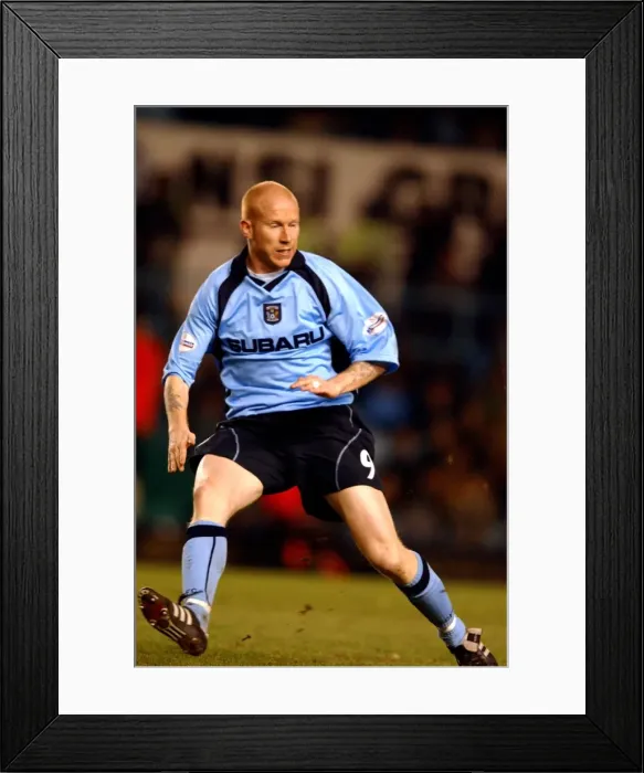 Framed Print : Coventry City vs Millwall: Lee Hughes Scores Dramatic Winner in Nationwide League Division One (12-04-2002) Framed Print : Coventry City vs Millwall: Lee Hughes Scores Dramatic Winner in Nationwide League Division One (12-04-2002)
