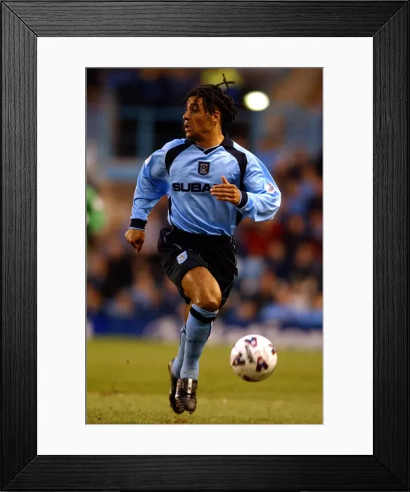 Framed Print : Coventry City vs Millwall: Clash in Nationwide League Division One (12-04-2002) Framed Print : Coventry City vs Millwall: Clash in Nationwide League Division One (12-04-2002)