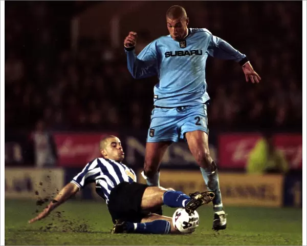 Boothroyd vs Broomes: Intense Battle in Coventry City's Division One Clash vs Sheffield Wednesday (29-03-2002)