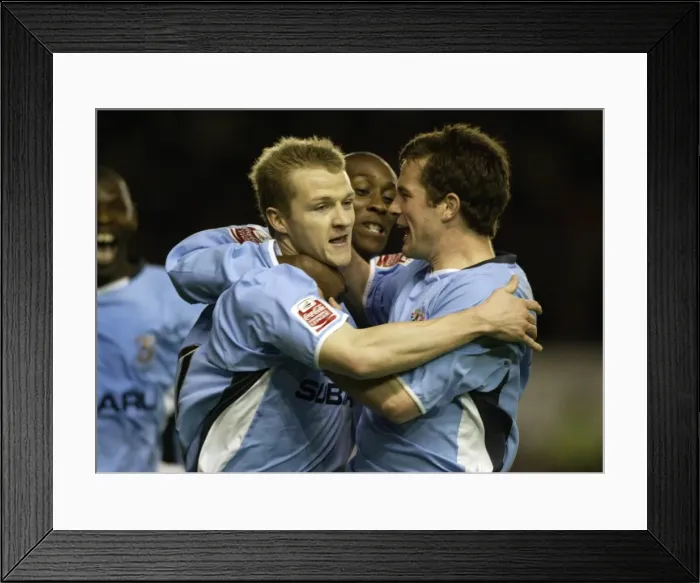 Framed Print : Coca-Cola Football League Championship - Coventry City v Nottingham Forest - Highfield Road Framed Print : Coca-Cola Football League Championship - Coventry City v Nottingham Forest - Highfield Road