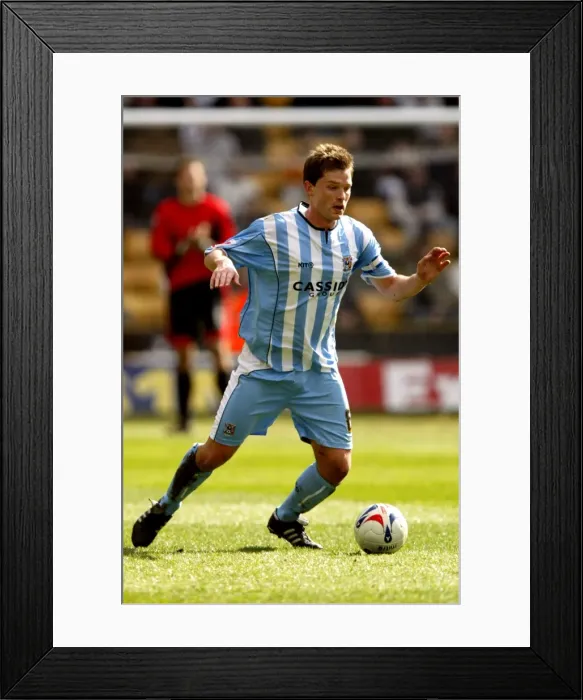 Framed Print : Coventry City vs. Wolverhampton Wanderers in Championship Clash: Stephen Hughes at Molineux Stadium (08-04-2006) Framed Print : Coventry City vs. Wolverhampton Wanderers in Championship Clash: Stephen Hughes at Molineux Stadium (08-04-2006)