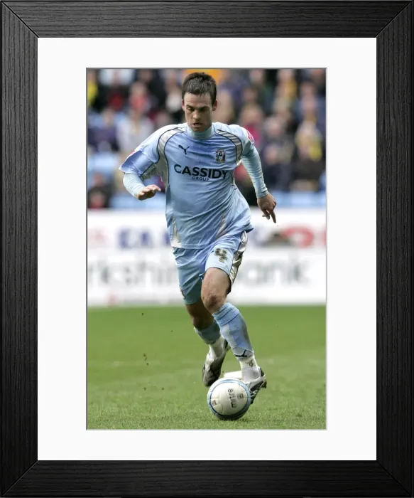 Framed Print : Coventry City vs Norwich City: Daniel Fox's Championship Showdown (08-03-2008) Framed Print : Coventry City vs Norwich City: Daniel Fox's Championship Showdown (08-03-2008)