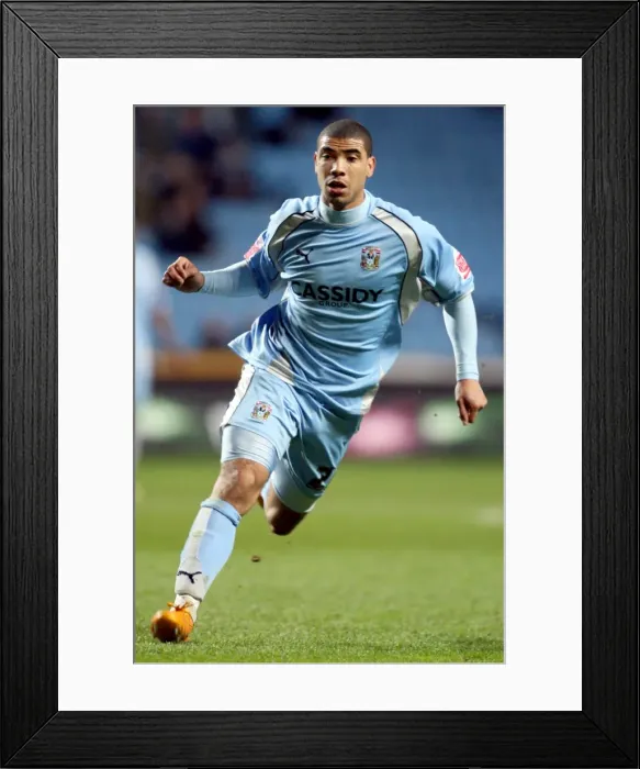 Framed Print : Championship Showdown: Leon Best vs Queens Park Rangers at Coventry City's Ricoh Arena (05-03-2008) Framed Print : Championship Showdown: Leon Best vs Queens Park Rangers at Coventry City's Ricoh Arena (05-03-2008)