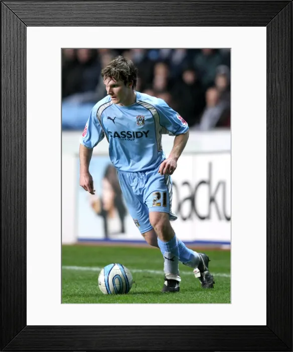 Framed Print : Championship Showdown: Jay Tabb's Determined Performance for Coventry City Against Queens Park Rangers (05-03-2008) Framed Print : Championship Showdown: Jay Tabb's Determined Performance for Coventry City Against Queens Park Rangers (05-03-2008)