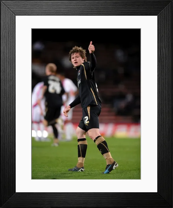 Framed Print : Aron Gunnarsson Scores First Goal for Coventry City Against Crystal Palace (07-04-2009) Framed Print : Aron Gunnarsson Scores First Goal for Coventry City Against Crystal Palace (07-04-2009)