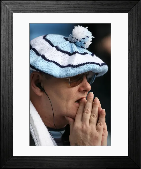 Framed Print : Coventry City FC: FA Cup Sixth Round - A Fan's Anticipation at Ricoh Arena (Before Coventry City vs Chelsea) Framed Print : Coventry City FC: FA Cup Sixth Round - A Fan's Anticipation at Ricoh Arena (Before Coventry City vs Chelsea)