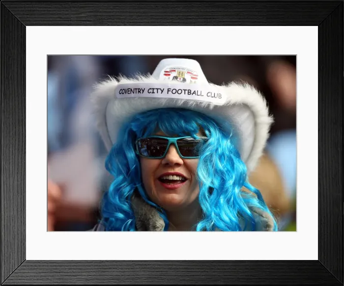 Framed Print : Coventry City FC: FA Cup Sixth Round - A Coventry Fan's Anticipation at Ricoh Arena (Before Kick-off) Framed Print : Coventry City FC: FA Cup Sixth Round - A Coventry Fan's Anticipation at Ricoh Arena (Before Kick-off)