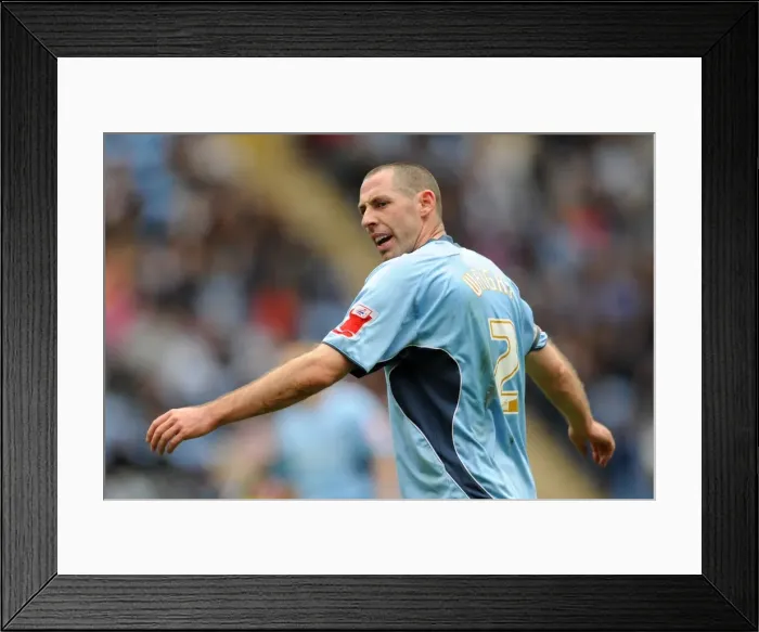Framed Print : Championship Showdown: Stephen Wright's Action-Packed Performance for Coventry City vs. Watford (May 2, 2010) Framed Print : Championship Showdown: Stephen Wright's Action-Packed Performance for Coventry City vs. Watford (May 2, 2010)