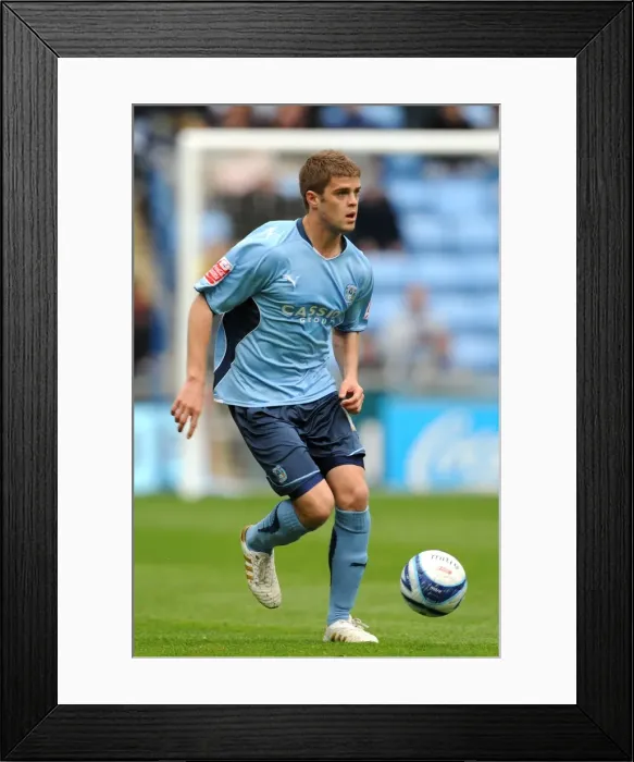 Framed Print : Coventry City vs. Watford: Martin Cranie's Championship Showdown (02-05-2010)