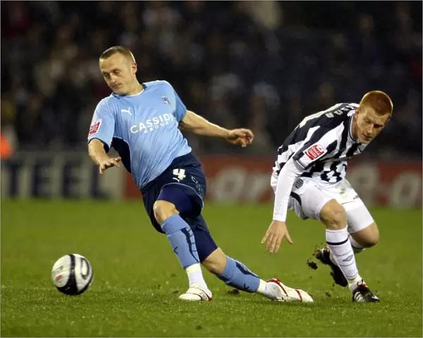 Clash at The Hawthorns: Ben Watson vs. Sammy Clingan in Championship Showdown (Coventry City vs. West Bromwich Albion, 24-03-2010)