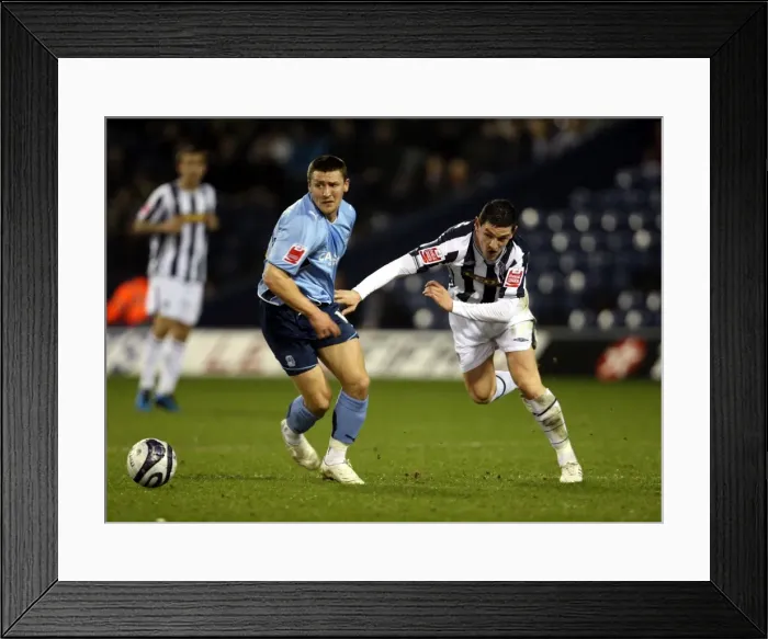 Framed Print : Battleground Hawthorns: Dorrans vs. Deegan in Championship Clash (Coventry City vs. West Bromwich Albion, 24-03-2010) Framed Print : Battleground Hawthorns: Dorrans vs. Deegan in Championship Clash (Coventry City vs. West Bromwich Albion, 24-03-2010)