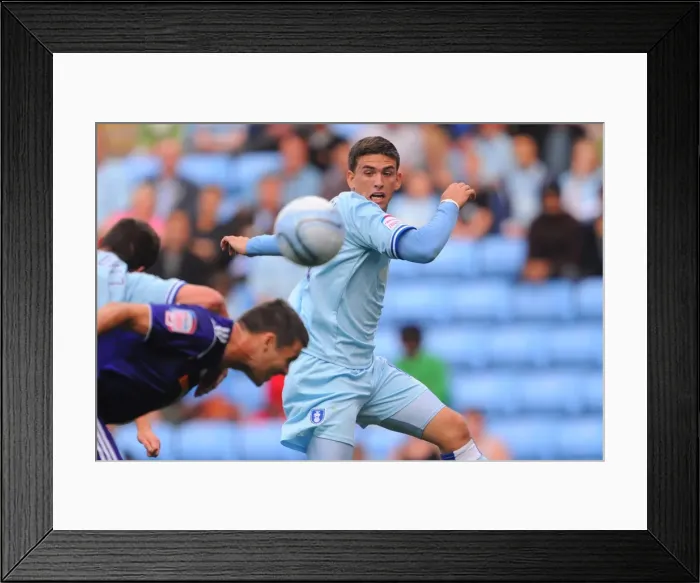Framed Print : Coventry City vs Derby County: Cody McDonald in Action at the Ricoh Arena, Championship Match (10-09-2011) Framed Print : Coventry City vs Derby County: Cody McDonald in Action at the Ricoh Arena, Championship Match (10-09-2011)