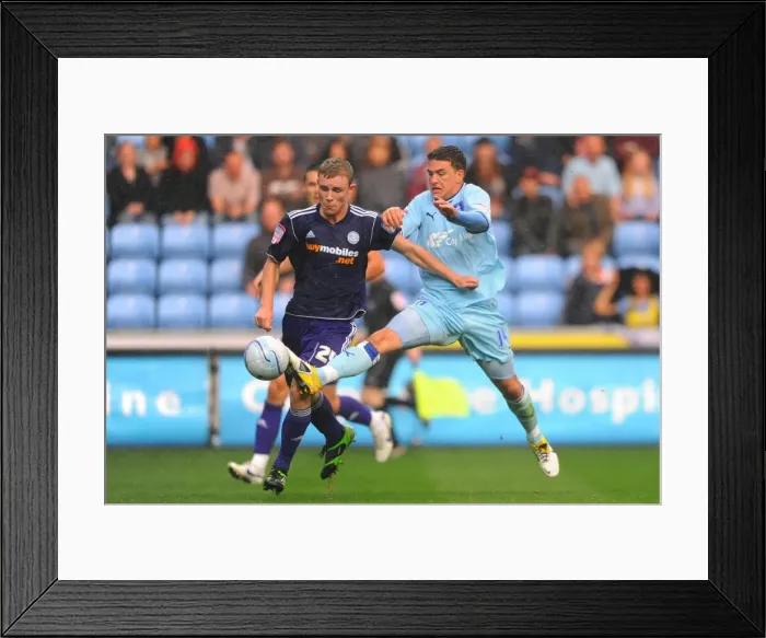 Framed Print : Battle for Supremacy: Coventry City vs. Derby County in the Championship Framed Print : Battle for Supremacy: Coventry City vs. Derby County in the Championship
